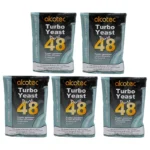 5 x Alcotec 48 Turbo Yeast Value Pack 1