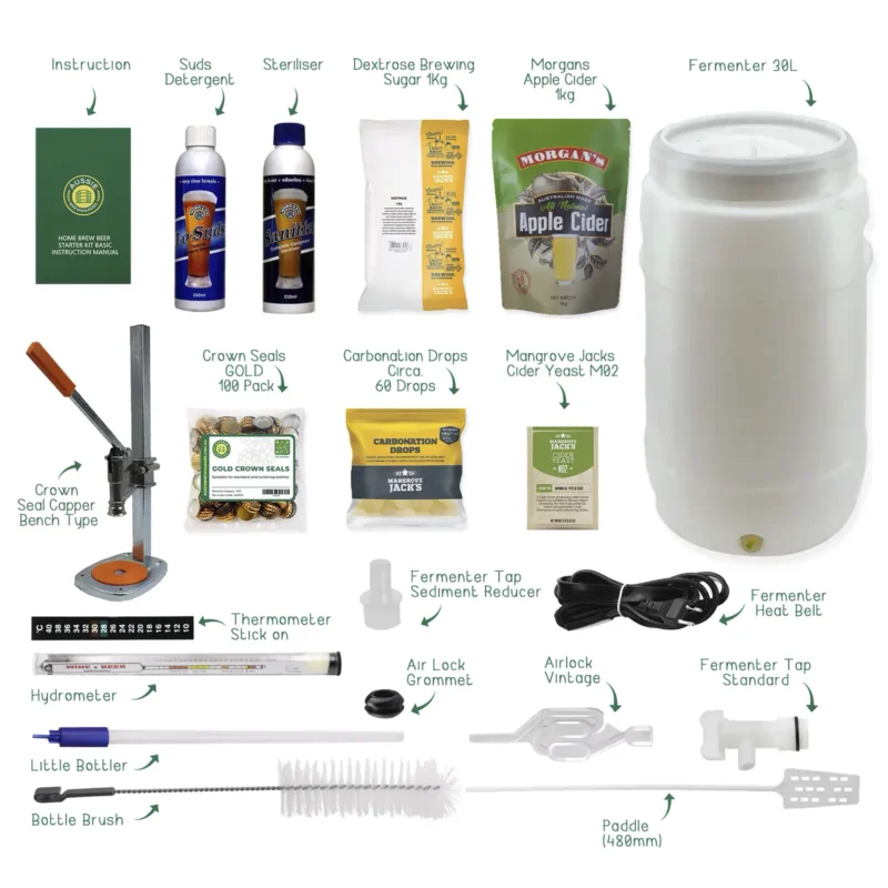 Home Brew Apple Cider Starter Kit - Premium - FREE FREIGHT Australia Wide - Superior Deal! - Image 2