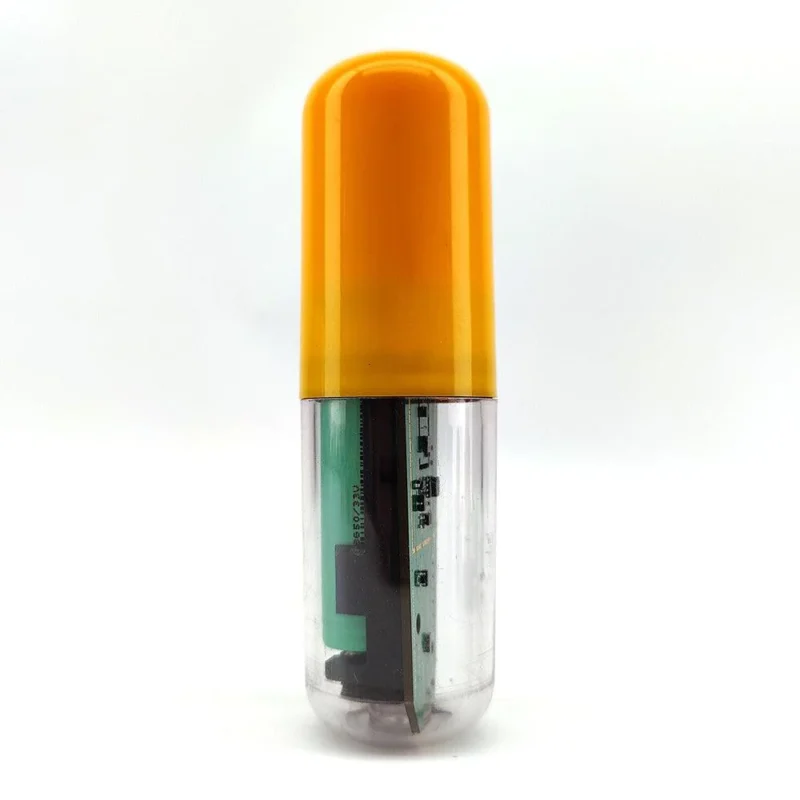 Yellow RAPT Pill Hydrometer & Thermometer