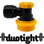 Ball Lock Disconnect Duotight 9.5 mm Liquid: Black and Yellow