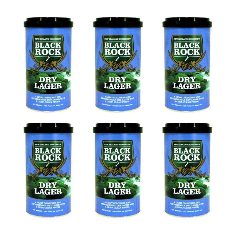 Black Rock Dry Lager pack of 6 2