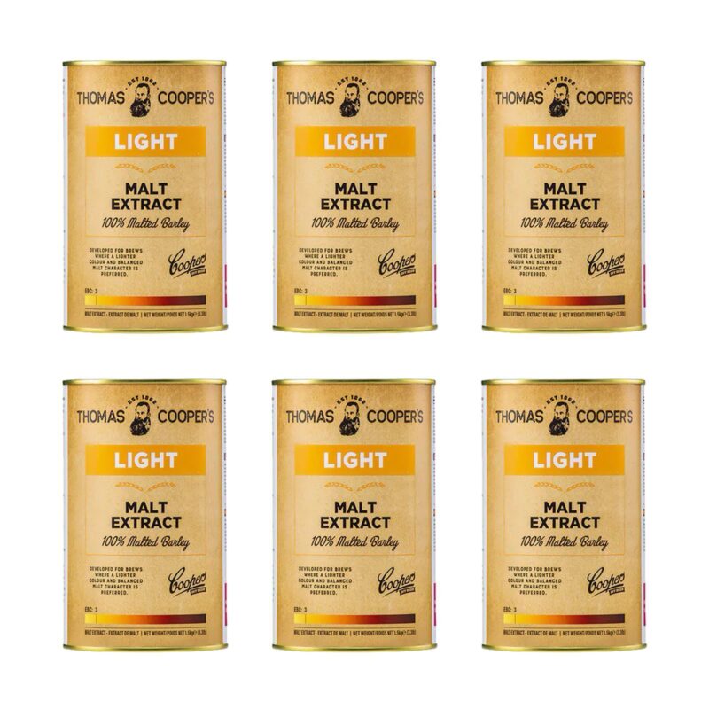 Coopers Liquid Malt Light pack of 6 - Image 2