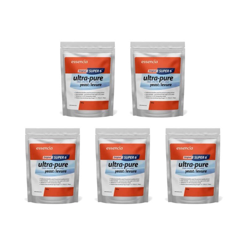 Essencia Super 6 Ultra Pure Yeast pack of 5 2