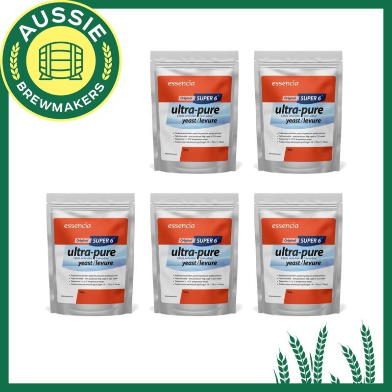 Essencia Super 6 Ultra Pure Yeast pack of 5 1