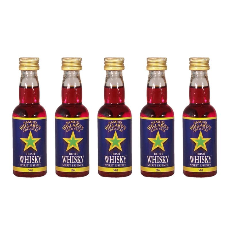 Samuel Willards Gold Star Irish Shamrock Whisky - POWER PACK of 5 - Image 2