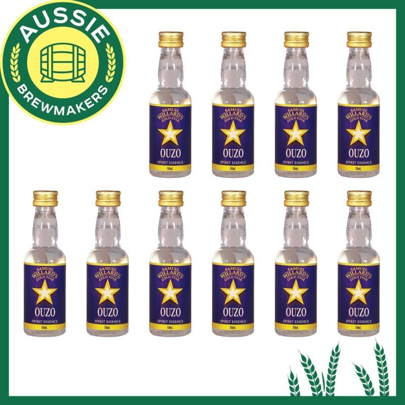 Samuel Willards Gold Star Ouzo pack of 10 1