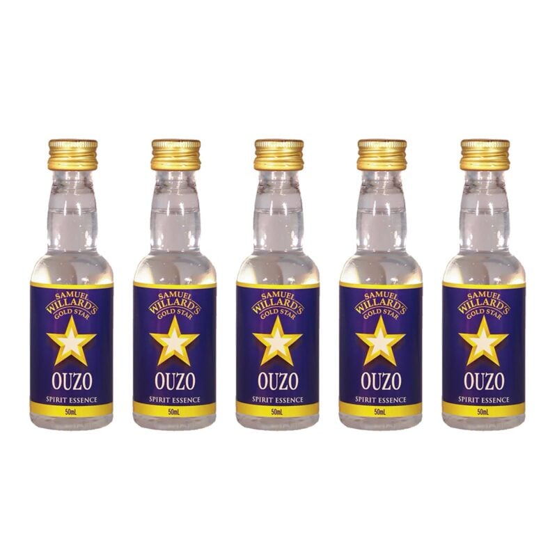 Samuel Willards Gold Star Ouzo pack of 5 - Image 2