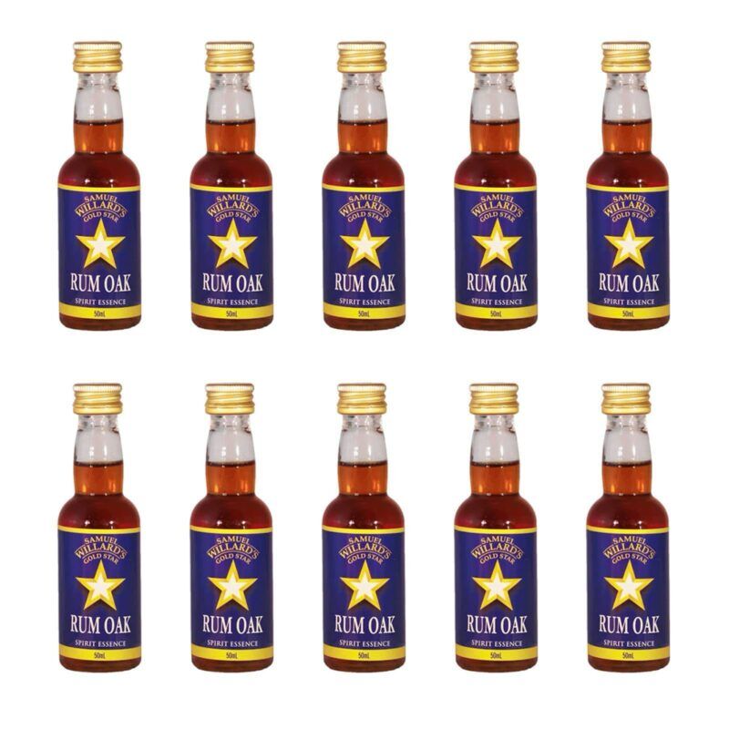 Samuel Willards Gold Star Rum Oak pack of 10 2