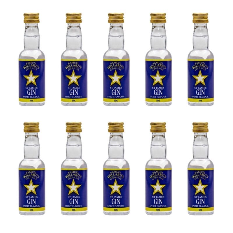 Samuel Willards Gold Star St James Gin pack of 10 - Image 2