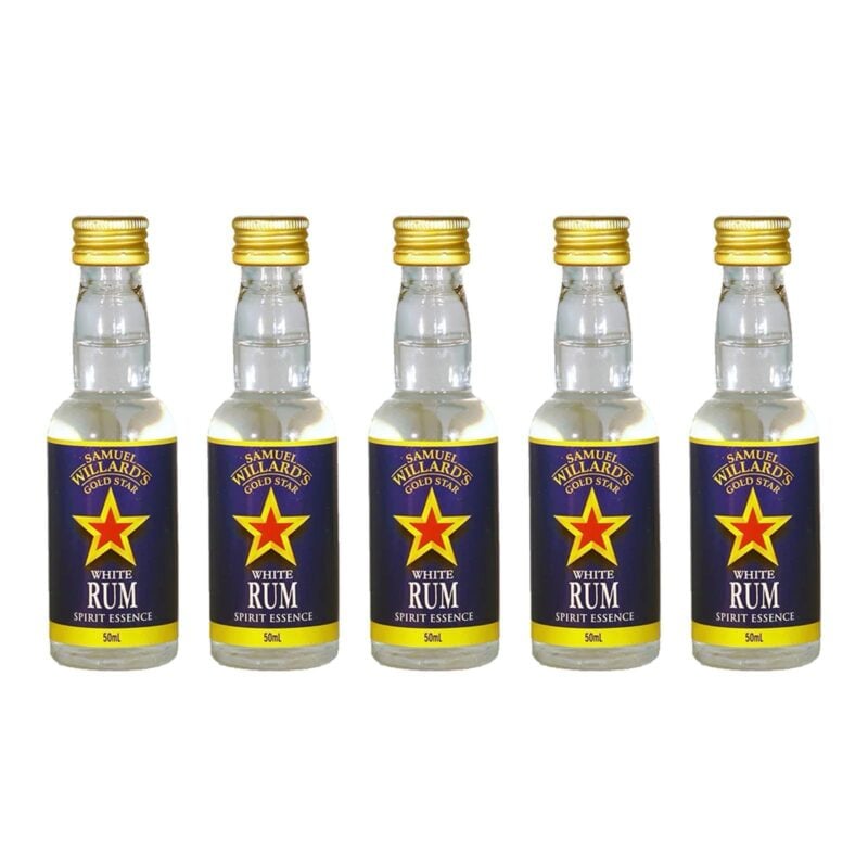 Samuel Willards Gold Star White Rum pack of 5 - Image 2