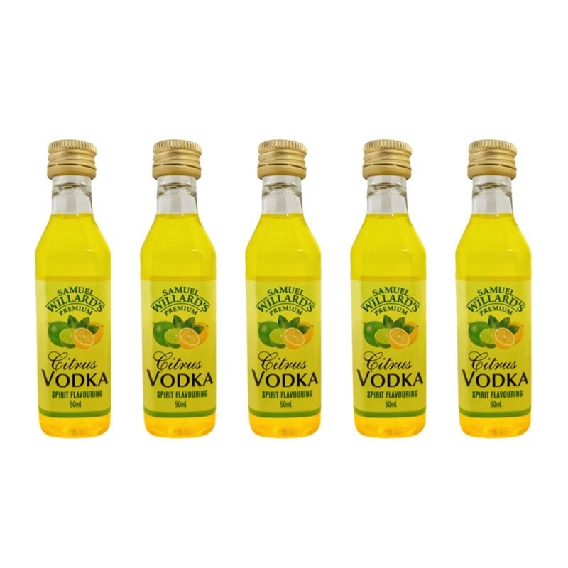 Samuel Willards Premium Citrus Vodka pack of 5 - Image 2