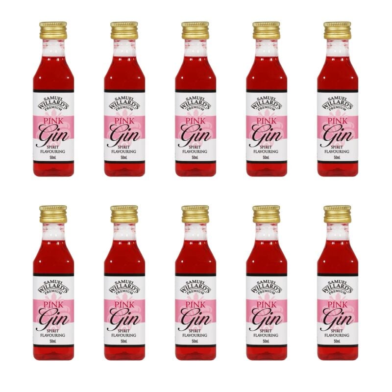 Samuel Willards Premium Pink Gin pack of 10 - Image 2