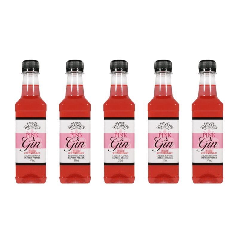 Samuel Willards Premix Pink Gin pack of 5 - Image 2