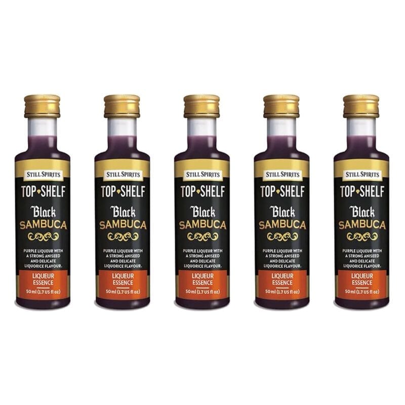 Top Shelf - Black Sambuca pack of 5 - Image 2