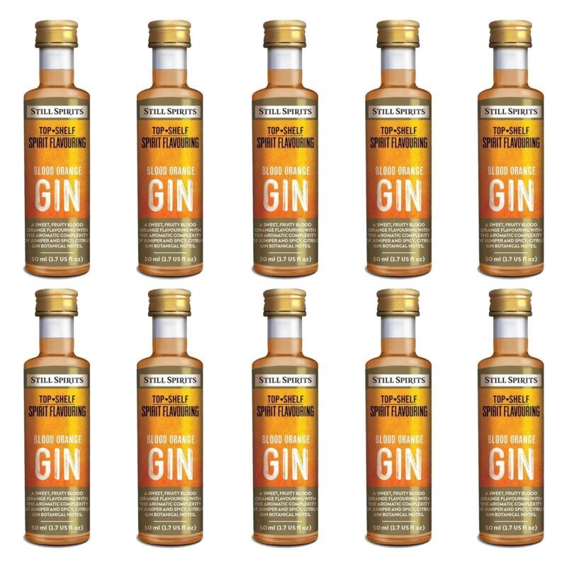 Top Shelf Blood Orange Gin pack of 10 1