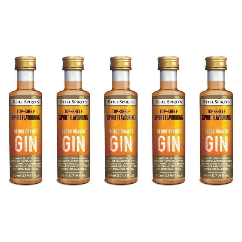 Top Shelf Blood Orange Gin pack of 5 - Image 2