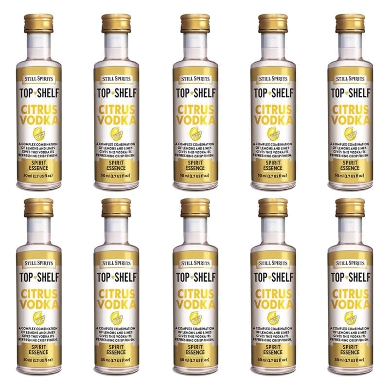 Top Shelf - Citrus Vodka pack of 10 - Image 2