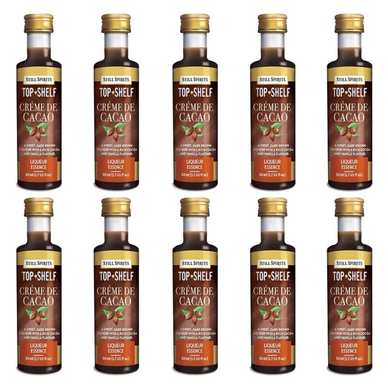 Top Shelf - Creme de Cacao pack of 10 - Image 2