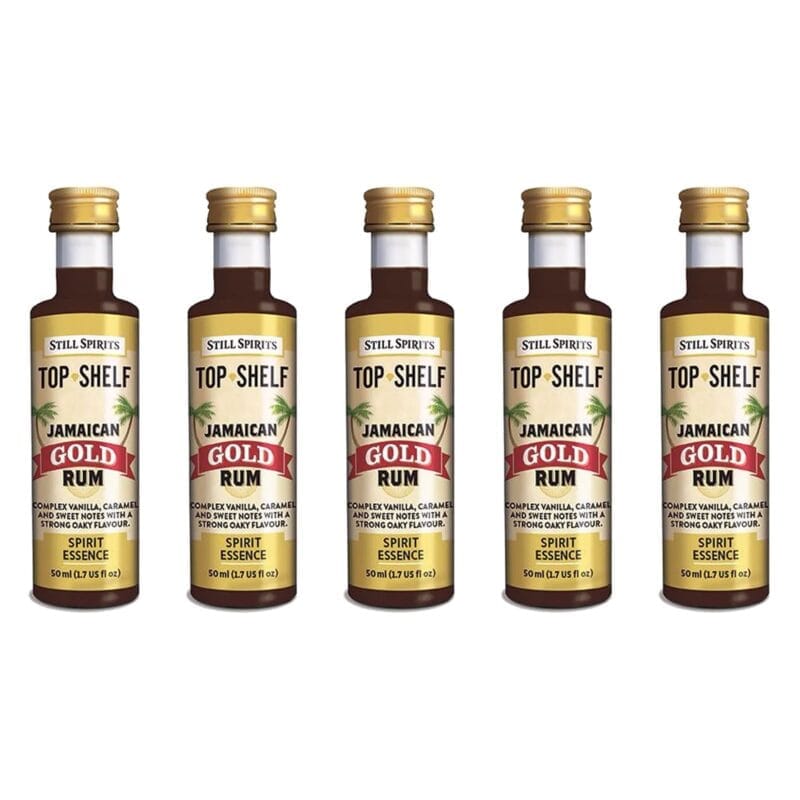 Top Shelf - Jamaican Gold Rum pack of 5 - Image 2