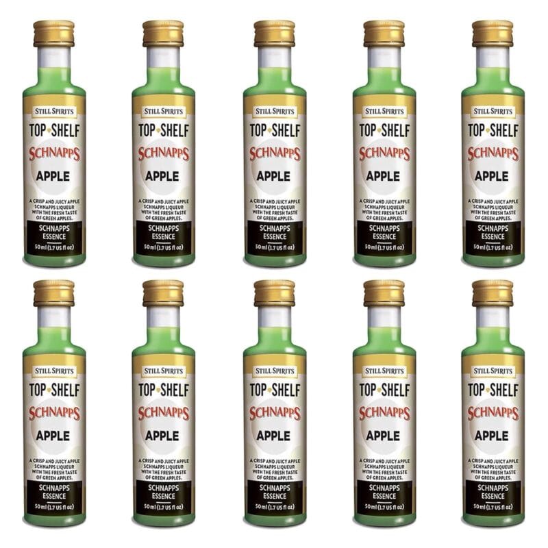 Top Shelf - Schnapps Apple pack of 10 - Image 2