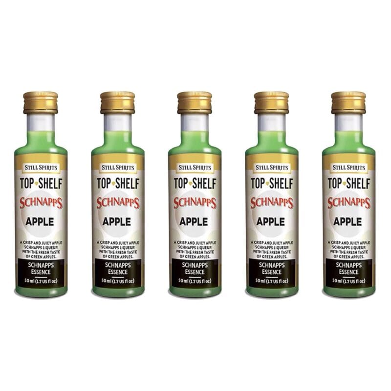 Top Shelf - Schnapps Apple pack of 5 - Image 2