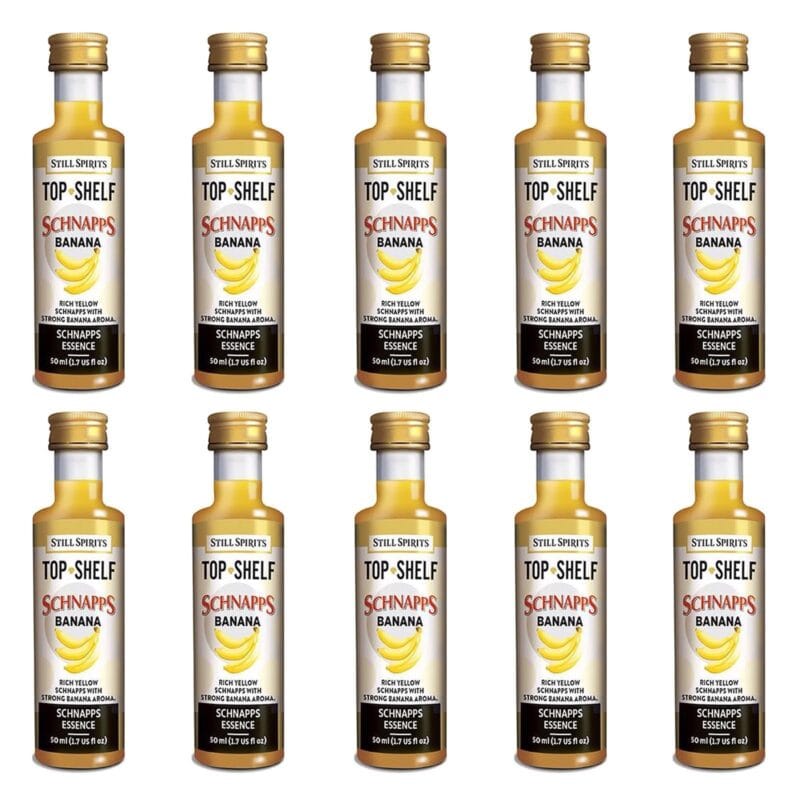 Top Shelf - Schnapps Banana pack of 10 - Image 2