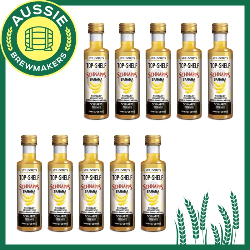 Top Shelf - Schnapps Banana pack of 10