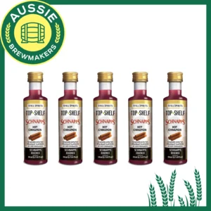 Top Shelf - Schnapps Cinnamon pack of 5