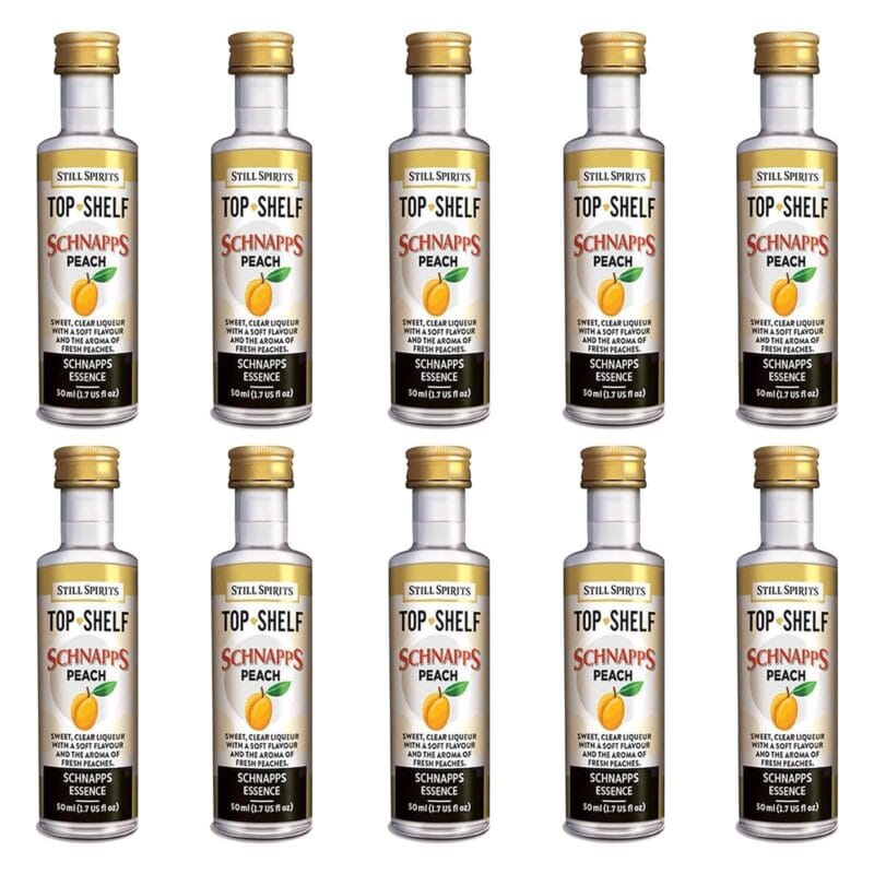 Top Shelf - Schnapps Peach pack of 10 - Image 2