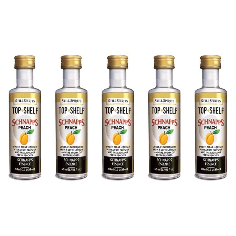 Top Shelf - Schnapps Peach pack of 5 - Image 2