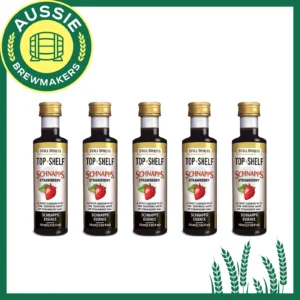 Top Shelf Schnapps Strawberry pack of 5