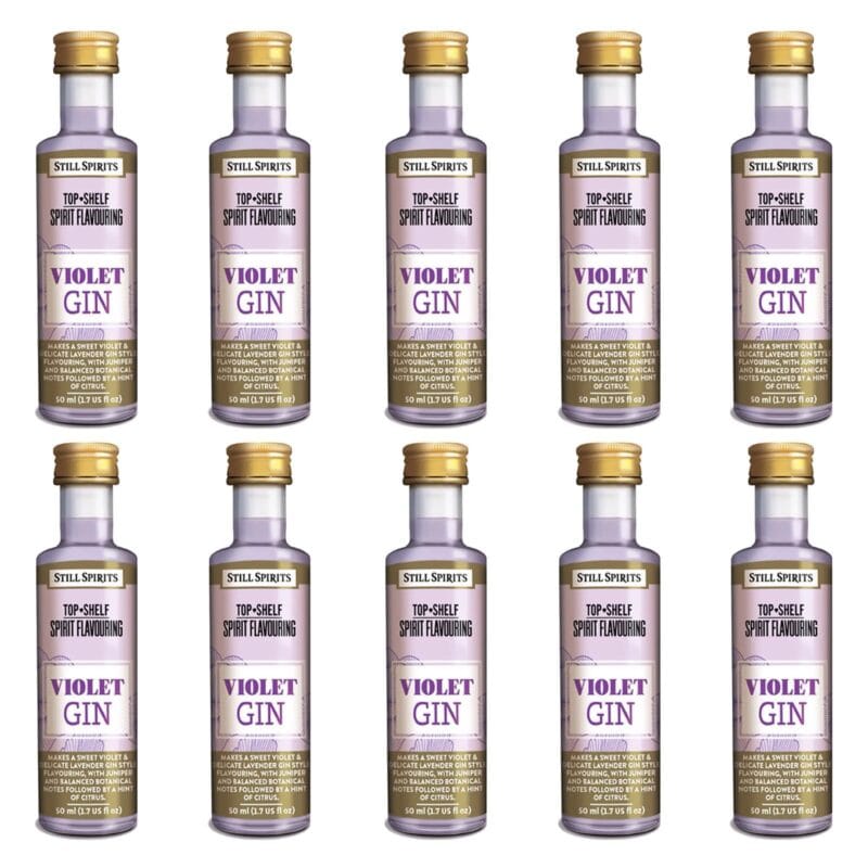 Top Shelf Violet Gin pack of 10 - Image 2