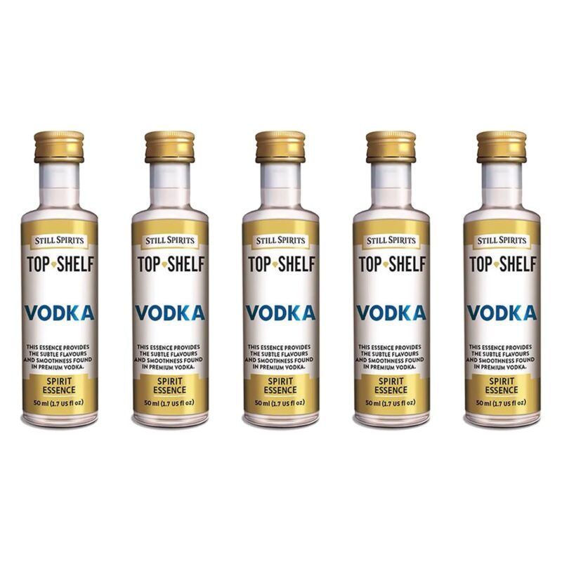 Top Shelf - Vodka pack of 5 1