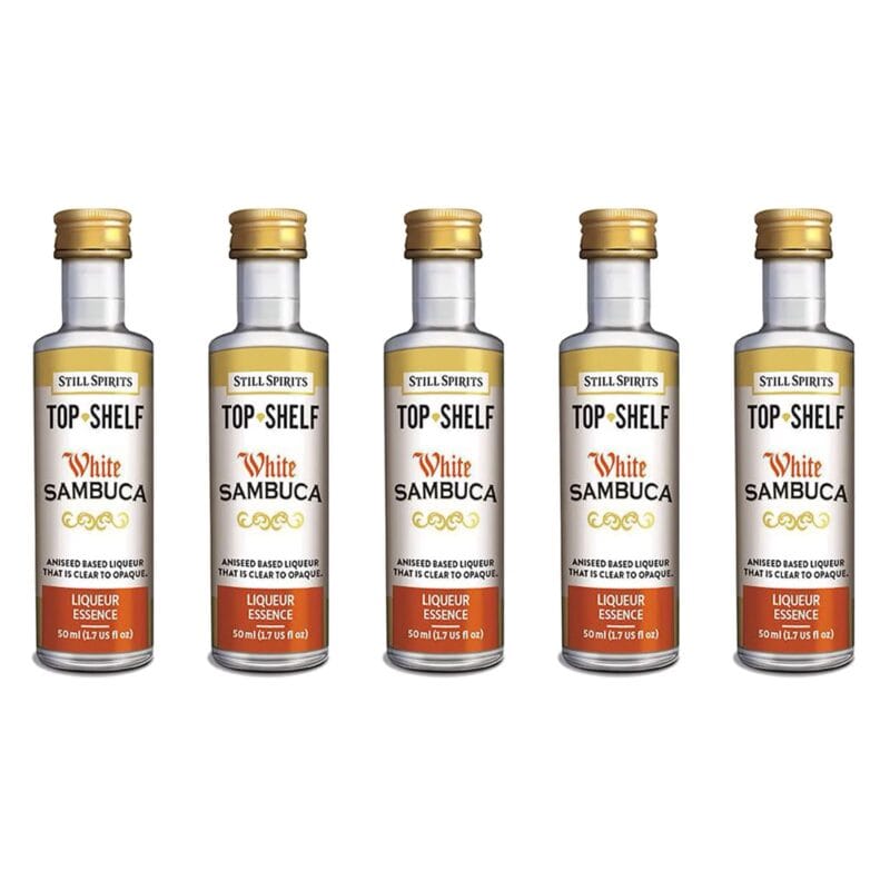 Top Shelf - White Sambuca 5 pack - Image 2