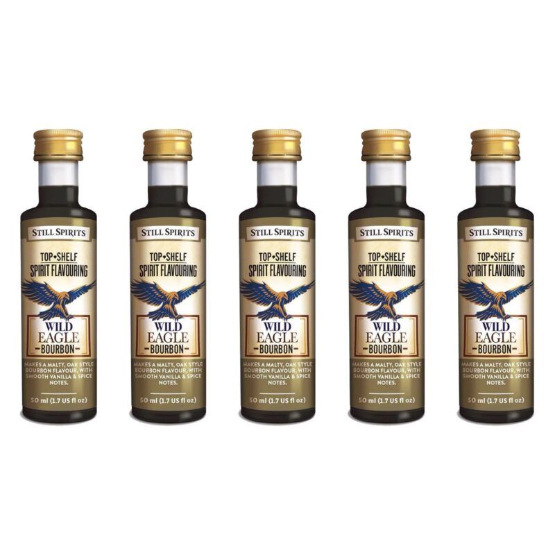 Top Shelf - Wild Eagle Bourbon pack of 5 1