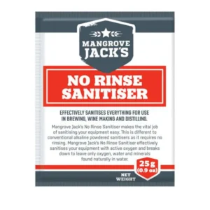 Mangrove Jack's No Rinse Sanitiser 25g