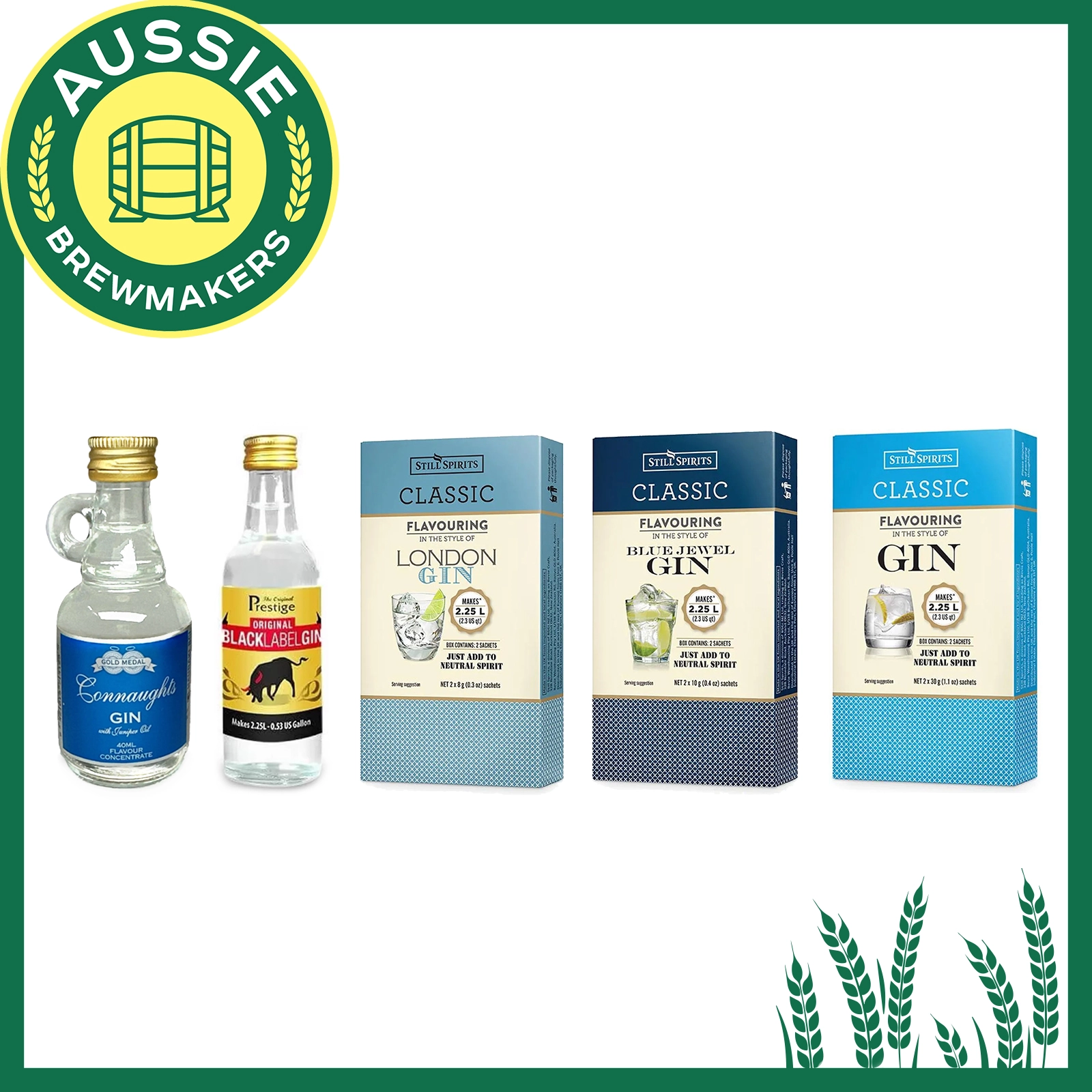 Premium Gin Essence Try 5 Pack » Aussie Brewmakers