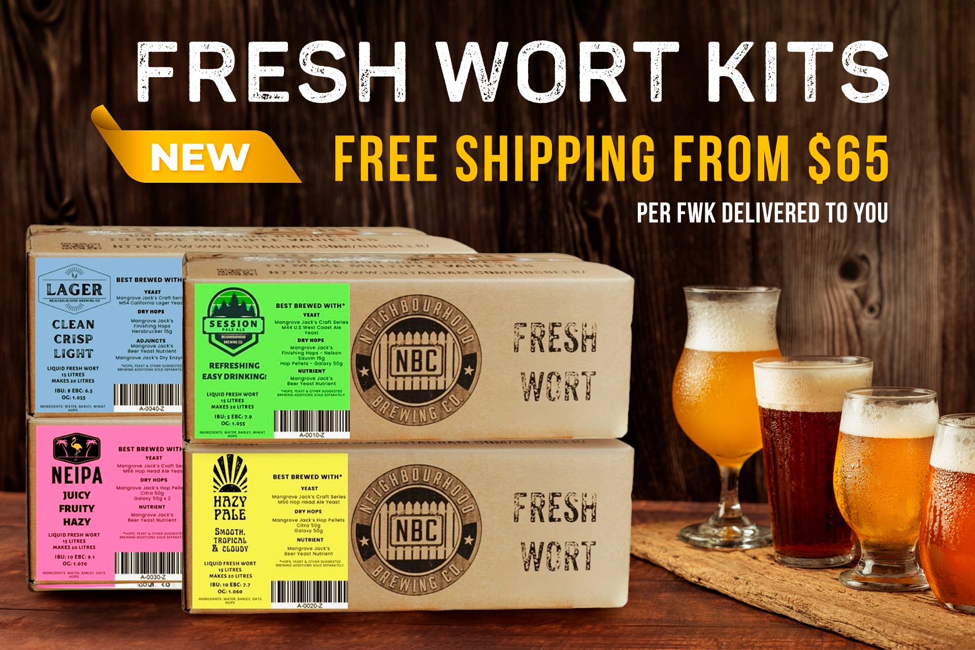 Fresh Wort Kits » Aussie Brewmakers