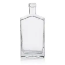 700ml Flint Glass Desiree Decanter Spirit Bottle Cork Finish