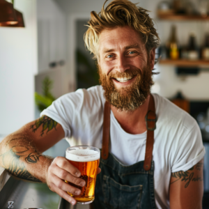 Australian Home Brewer Smiling