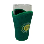 Stubby Beer Glass and Waved Cooler Holder - MATCHY & STYLISH SET!