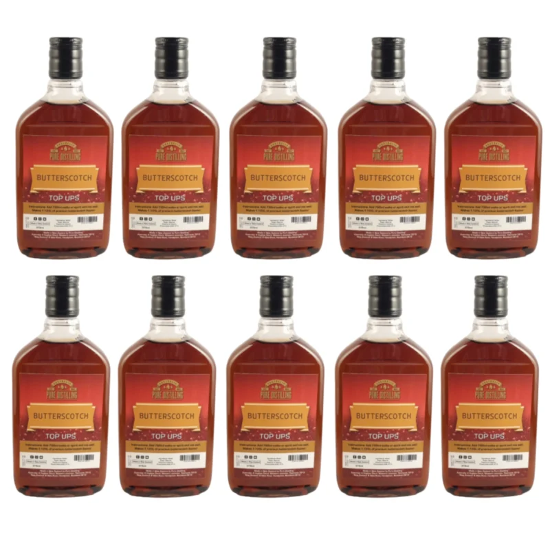 Butterscotch Pure Distilling Top Ups – Gourmet Infusion and Velvety Caramelized Sweetness - 10 bottles - Image 7