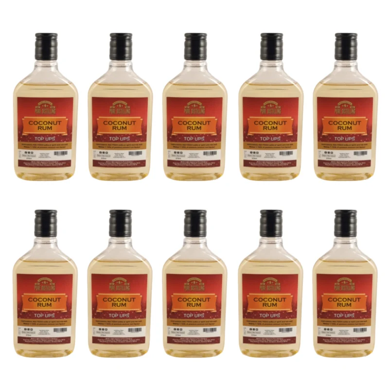 Coconut Rum Pure Distilling Top Ups – A Tropical Escape in Every Sip - TROPICALLY MAD - 10 Bottles - Image 2