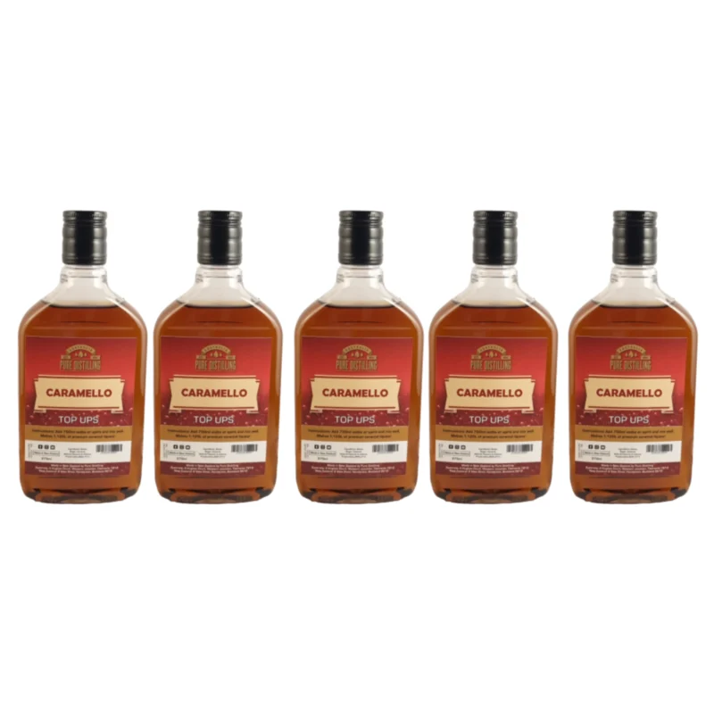 Caramello Top Ups Pure Distilling – Caramel Bliss - 5 bottles - Image 2