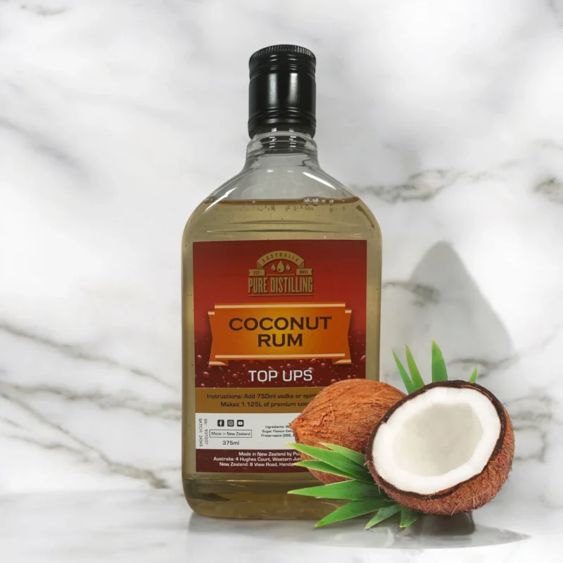 Coconut Rum Top Ups Pure Distilling – A Tropical Escape in Every Sip - BLAST ROMANCE and EMOTIONS - 1 Bottle - Image 6