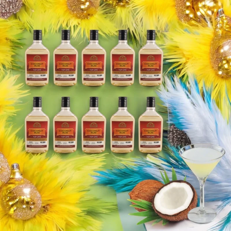 Coconut Rum Pure Distilling Top Ups – A Tropical Escape in Every Sip - TROPICALLY MAD - 10 Bottles - Image 7