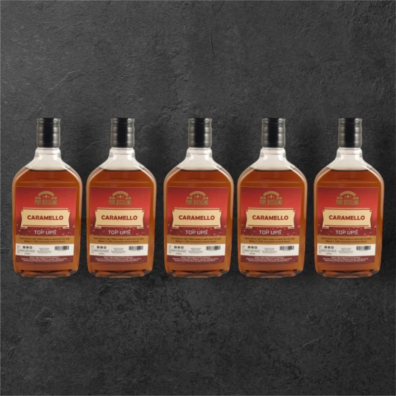 Caramello Top Ups Pure Distilling – Caramel Bliss - 5 bottles - Image 4