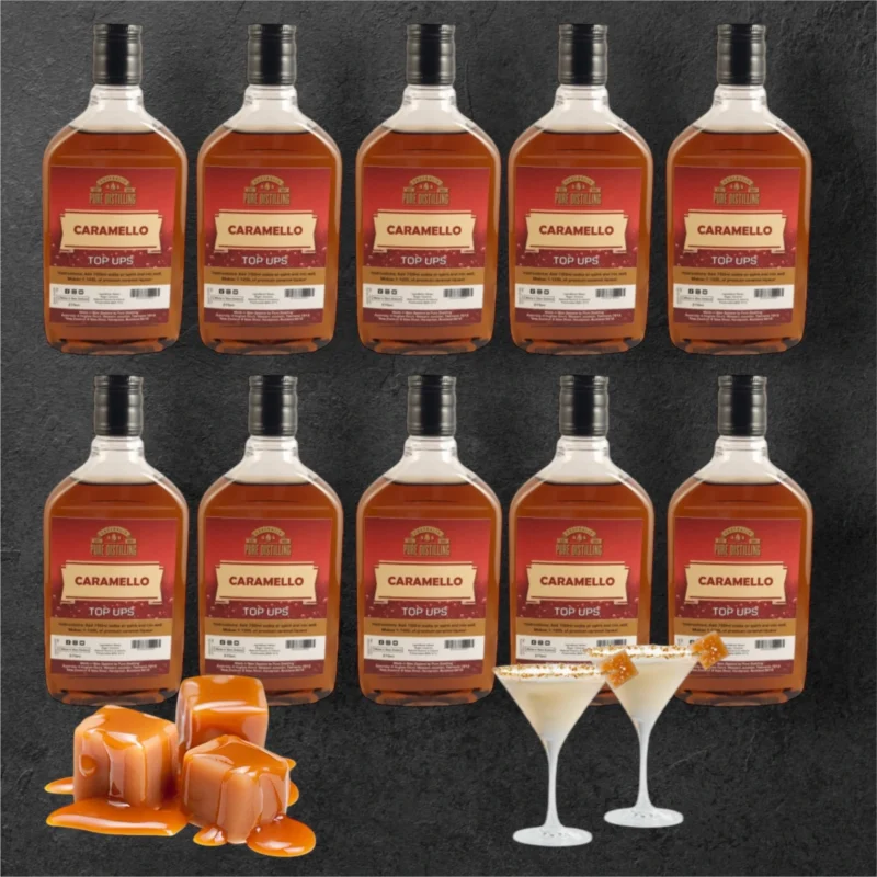 Caramello Pure Distilling Top Ups  – Caramel Hectic Bliss - 10 bottles - Image 4